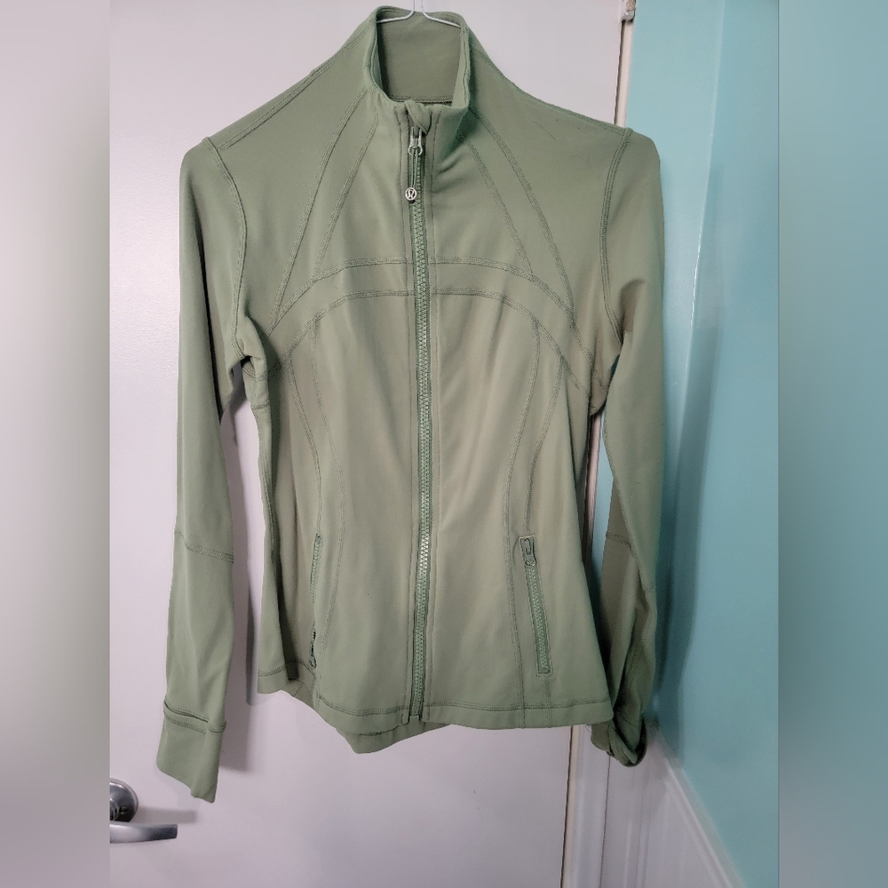 lululemon athletica Green Zip-Up Hoodie